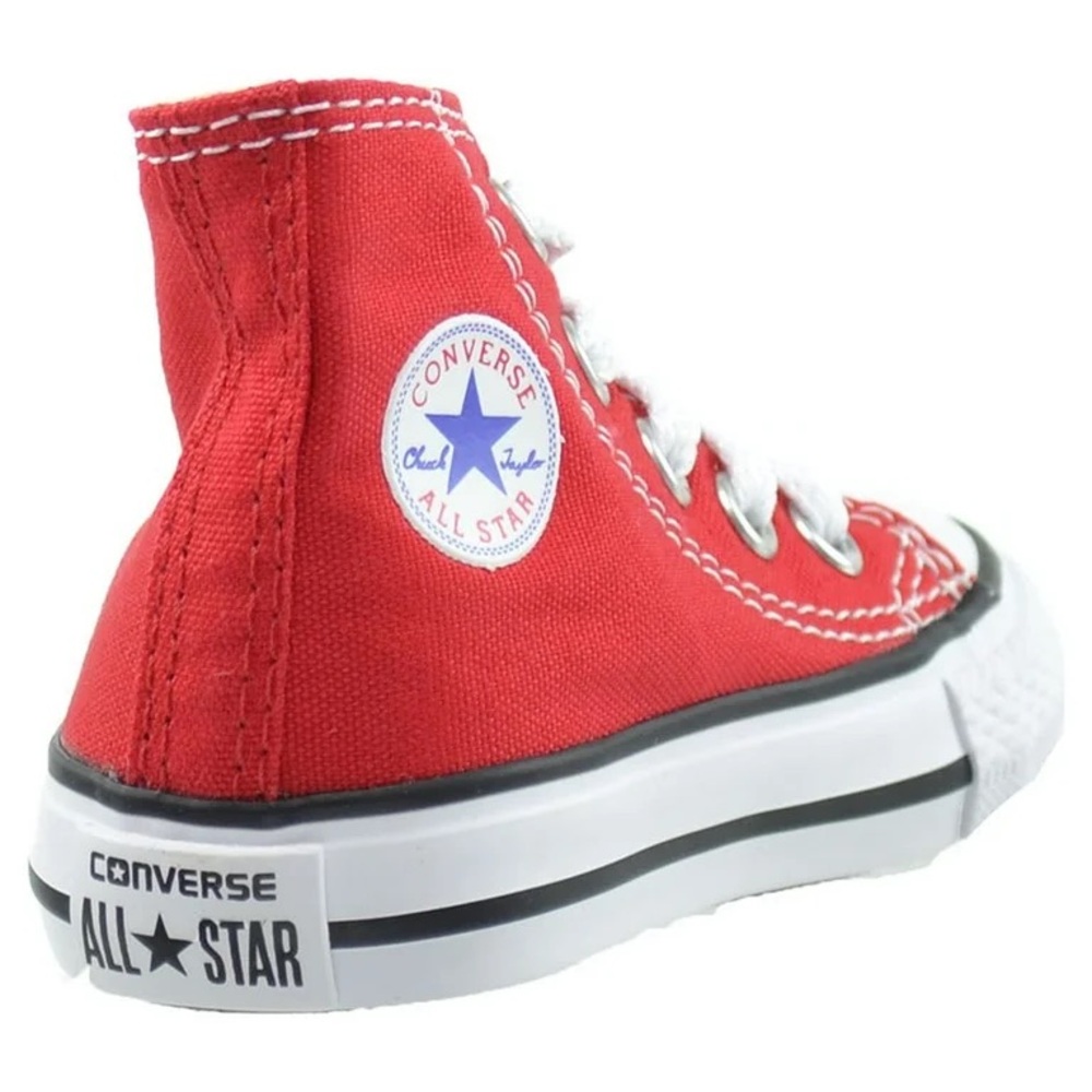 Converse All Star Red Canvas Sneakers Boys or Girls 10